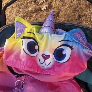 Rainbow unicorn kitty costume / onesie suit